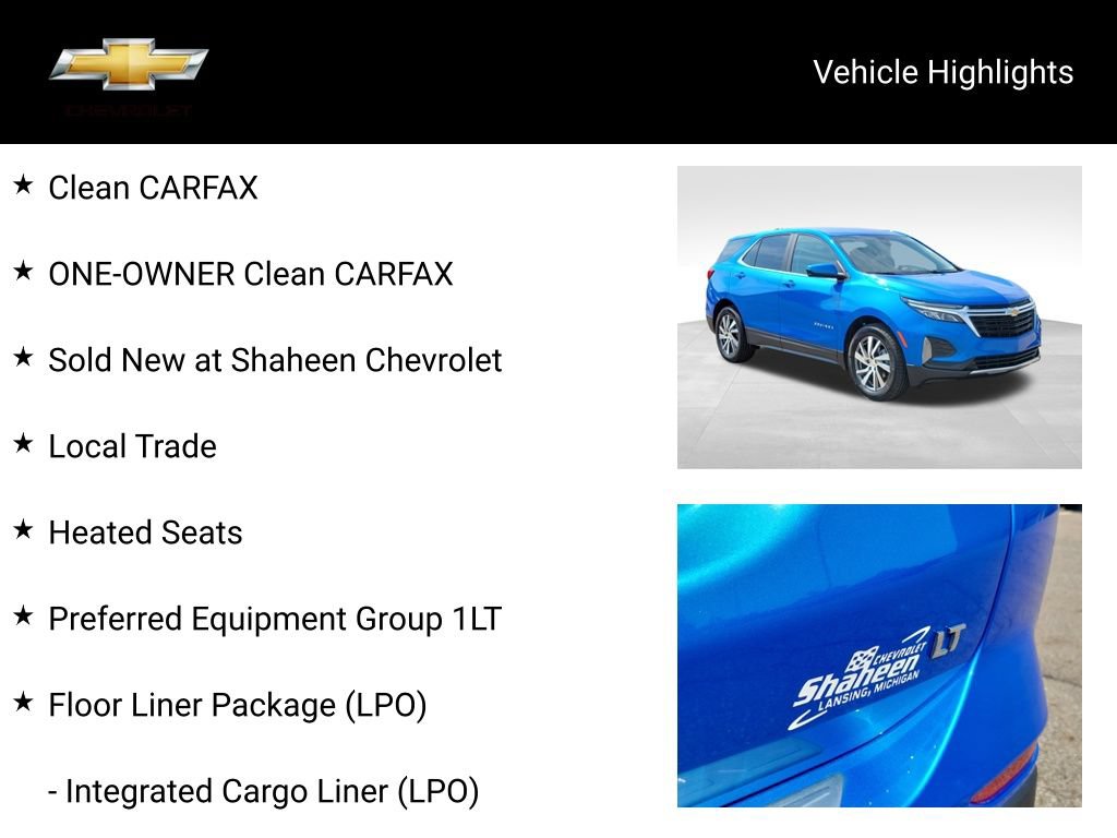 Used 2024 Chevrolet Equinox LT w/ LPO, Floor Liner Package FWD image 19