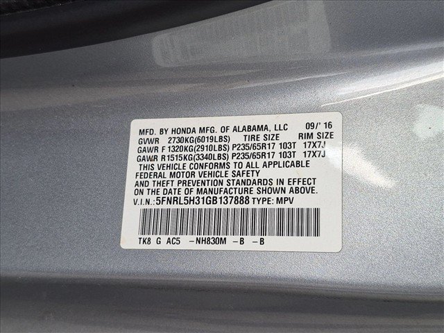 Used 2016 Honda Odyssey SE image 16