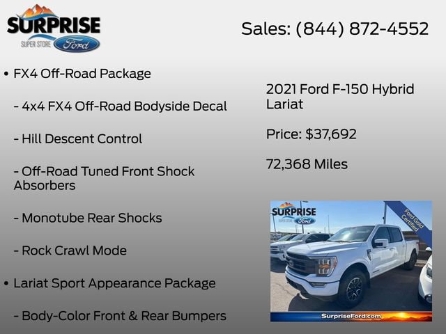 Used 2021 Ford F150 Lariat AWD/4WD image 13
