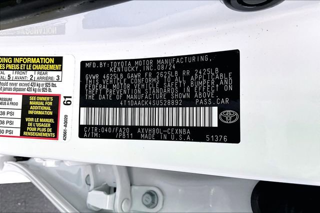 Used 2025 Toyota Camry LE image 19