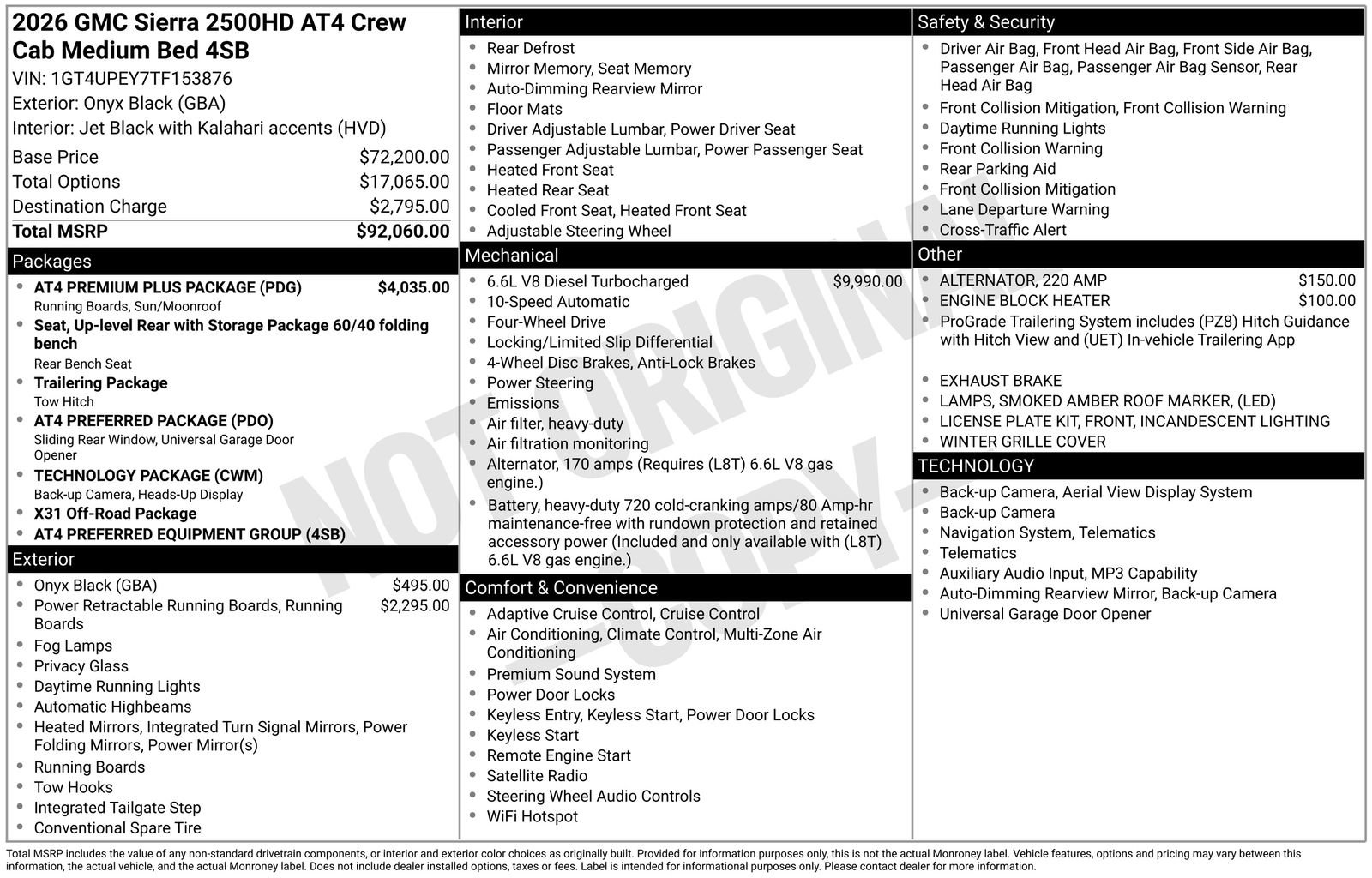 Certified 2026 GMC Sierra 2500 AT4 w/ AT4 Premium Plus Package AWD/4WD image 37