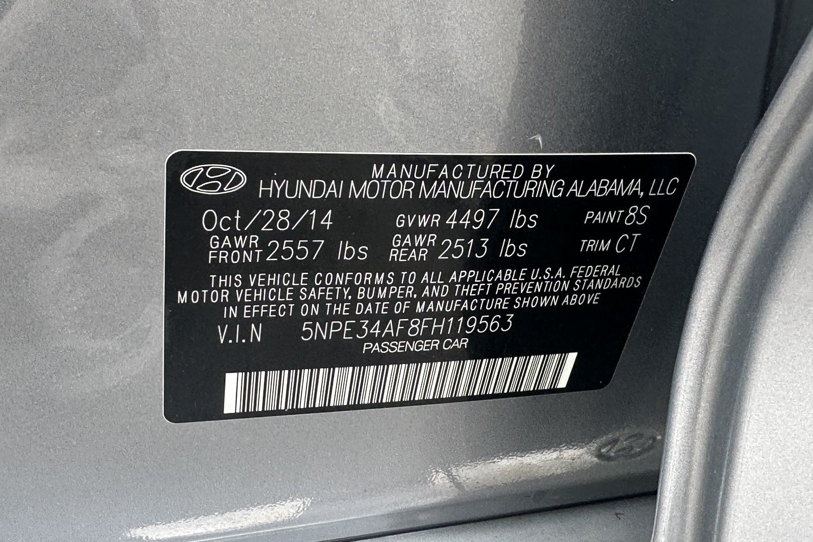 Used 2015 Hyundai Sonata Limited w/ Option Group 06 FWD image 38