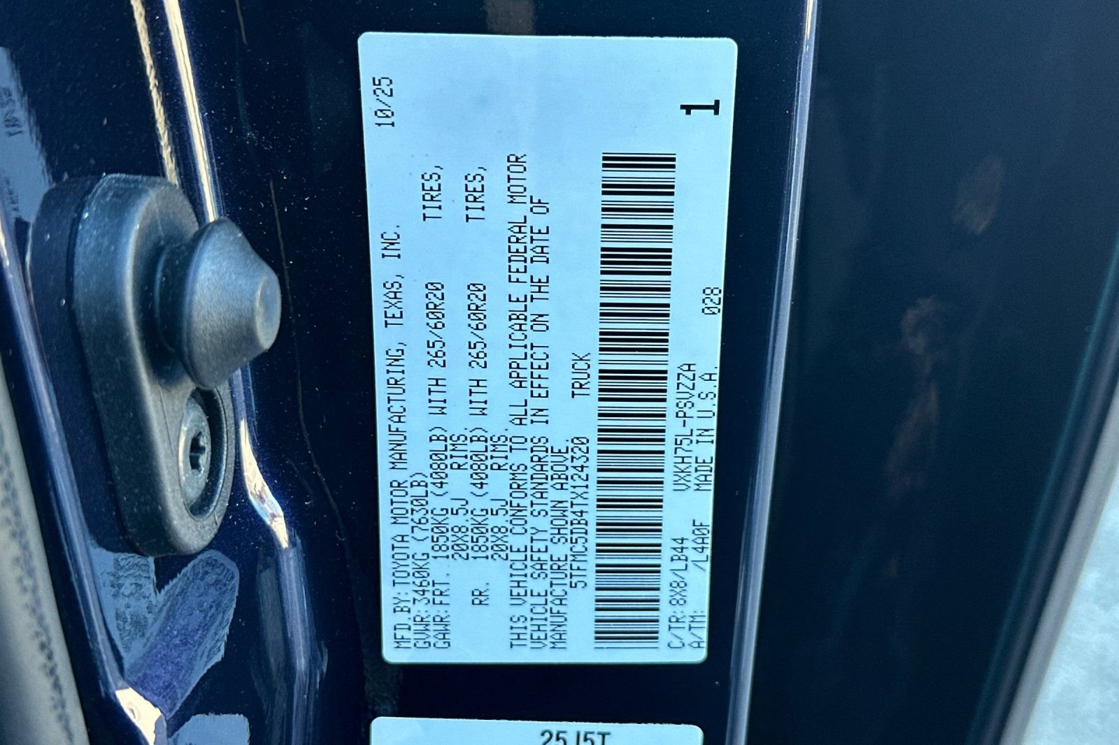 Certified 2026 Toyota Tundra 1794 Edition w/ TRD Off-Road Package image 60