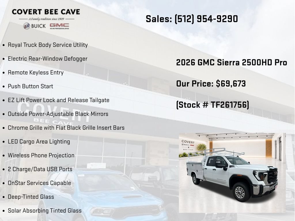 New 2026 GMC Sierra 2500 Pro w/ Convenience Package RWD image 14