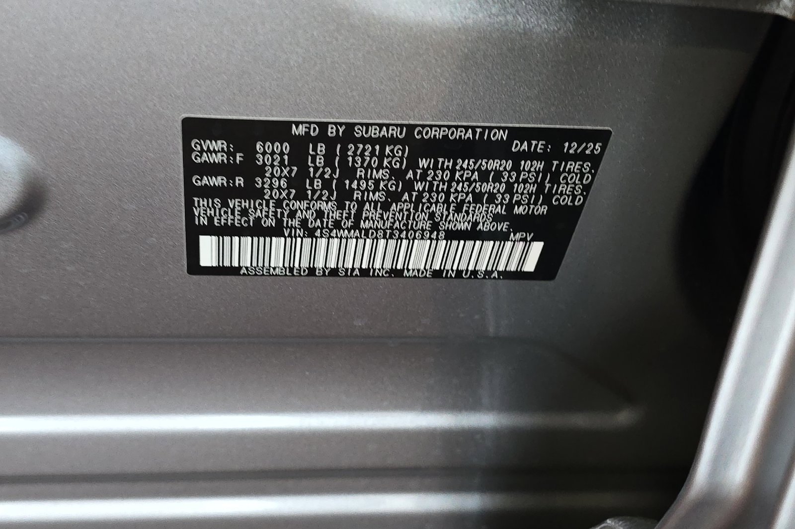 New 2026 Subaru Ascent Bronze Edition image 28