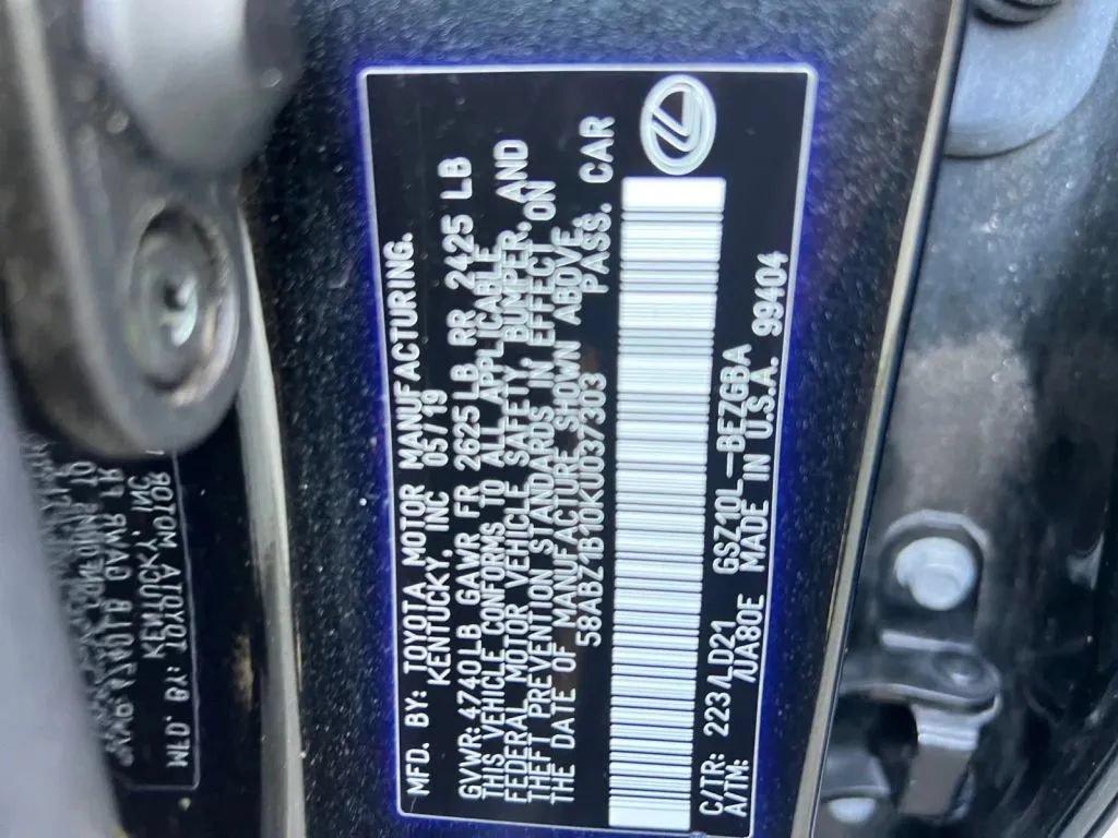 Used 2019 Lexus ES 350 w/ Premium Package FWD image 27