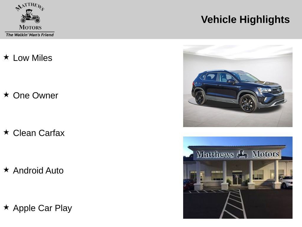 Used 2024 Volkswagen Taos SE image 14