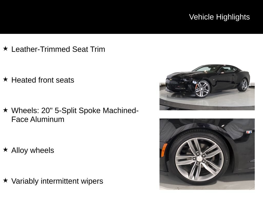 Used 2017 Chevrolet Camaro LT w/ RS Package RWD image 25