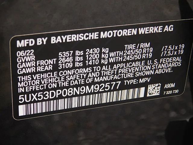 Used 2022 BMW X3 xDrive30i w/ Convenience Package image 30