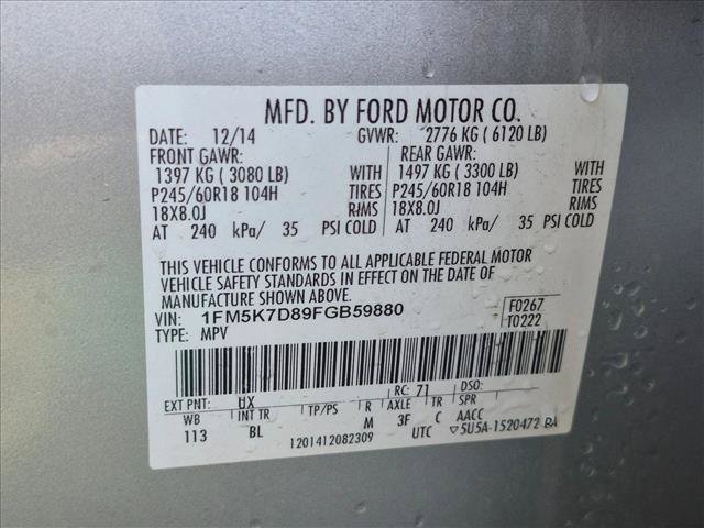 Used 2015 Ford Explorer XLT w/ Equipment Group 202B FWD image 21