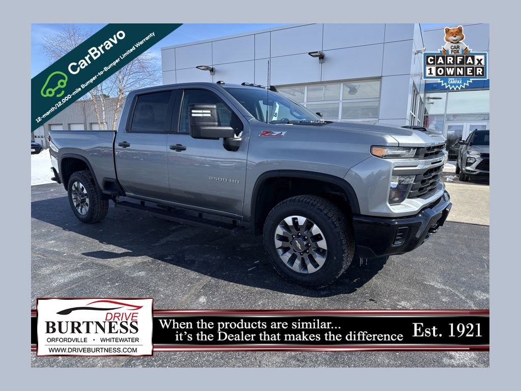 Certified 2024 Chevrolet Silverado 2500 Custom w/ Custom Convenience Package image 1