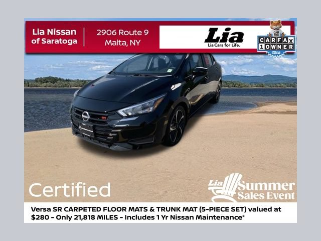 Certified 2025 Nissan Versa SR w/ Trunk Package