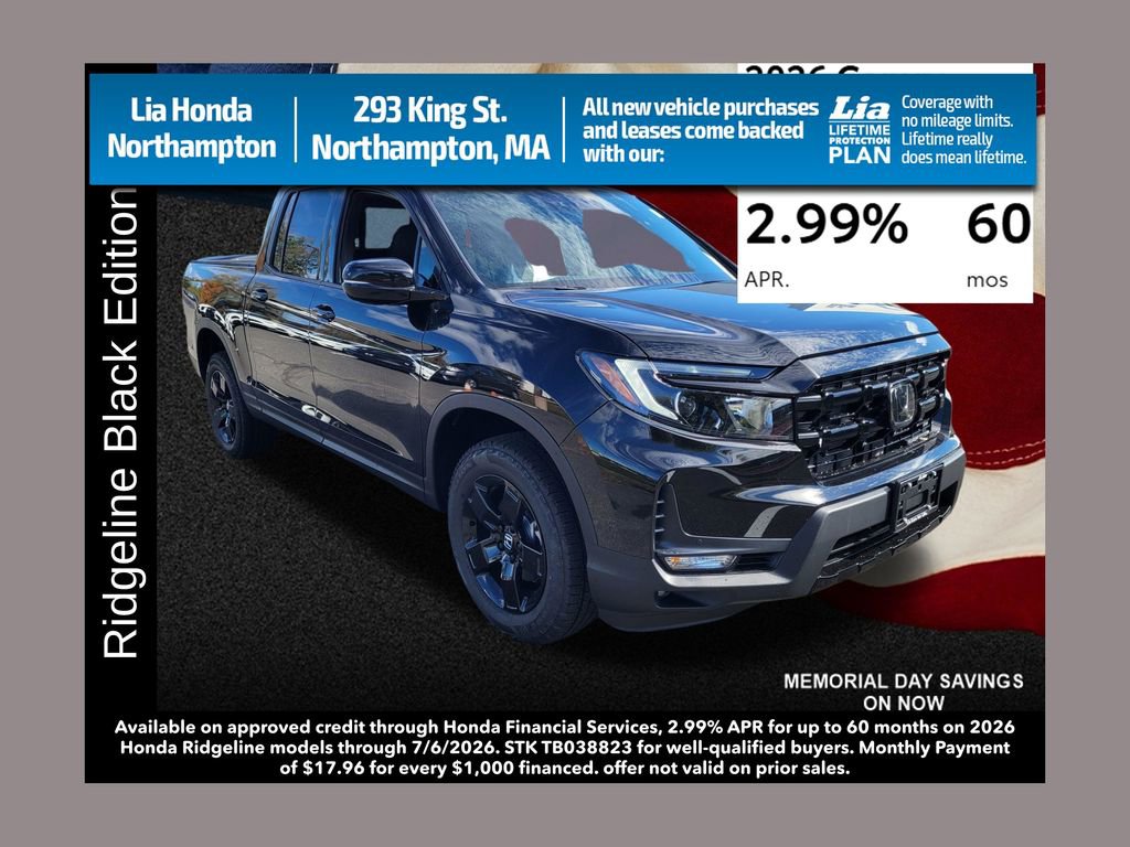 New 2026 Honda Ridgeline Black Edition 360° Tour