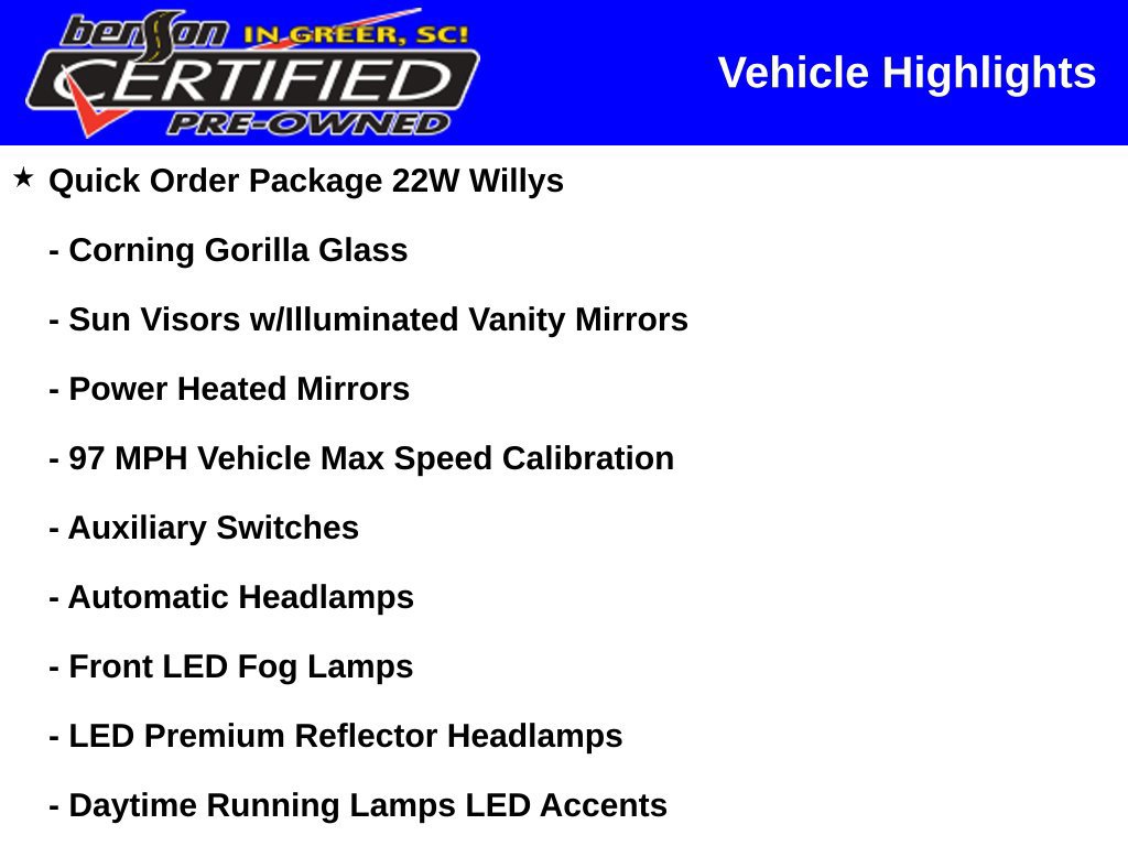 Certified 2025 Jeep Wrangler Unlimited Sport AWD/4WD image 3