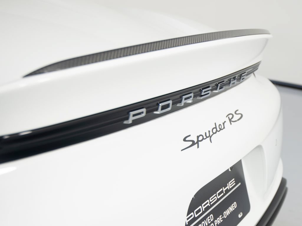 Certified 2025 Porsche 718 Boxster Spyder RS RWD image 47