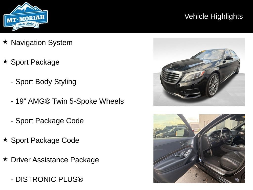 Used 2015 Mercedes-Benz S 550 Sedan image 4