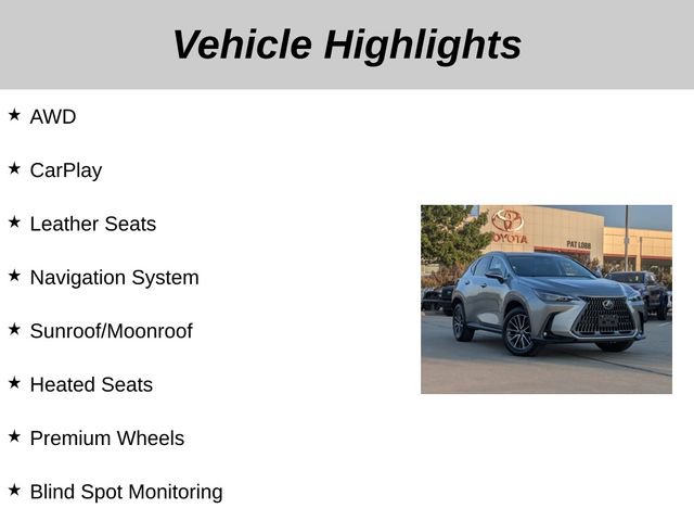 Used 2025 Lexus NX 350 AWD w/ Accessory Package (2T) image 5