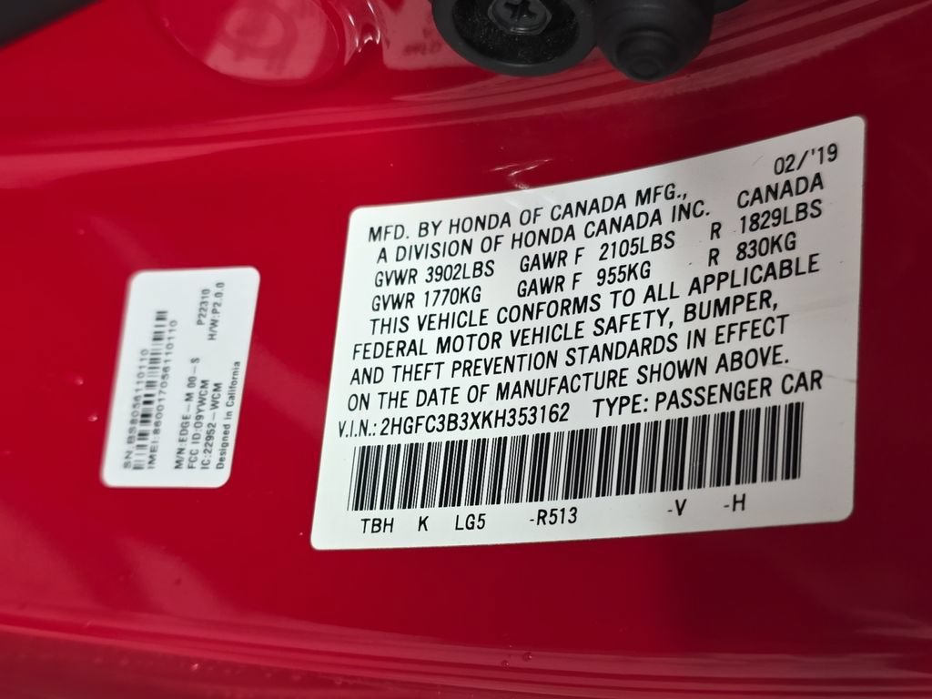 Used 2019 Honda Civic EX image 10