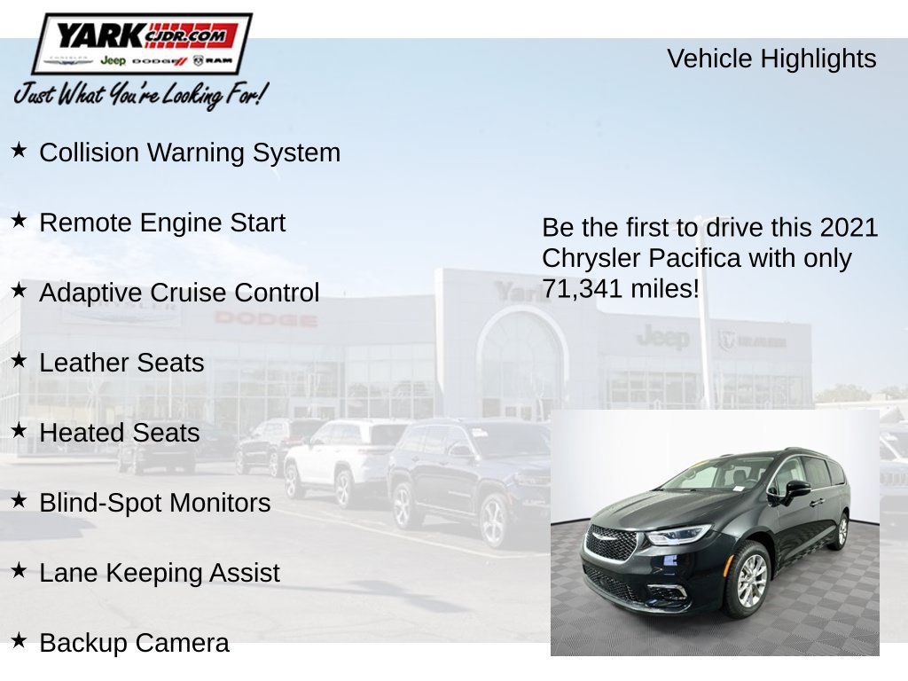 Certified 2021 Chrysler Pacifica Touring-L w/ Uconnect Theater Family Group AWD/4WD image 12