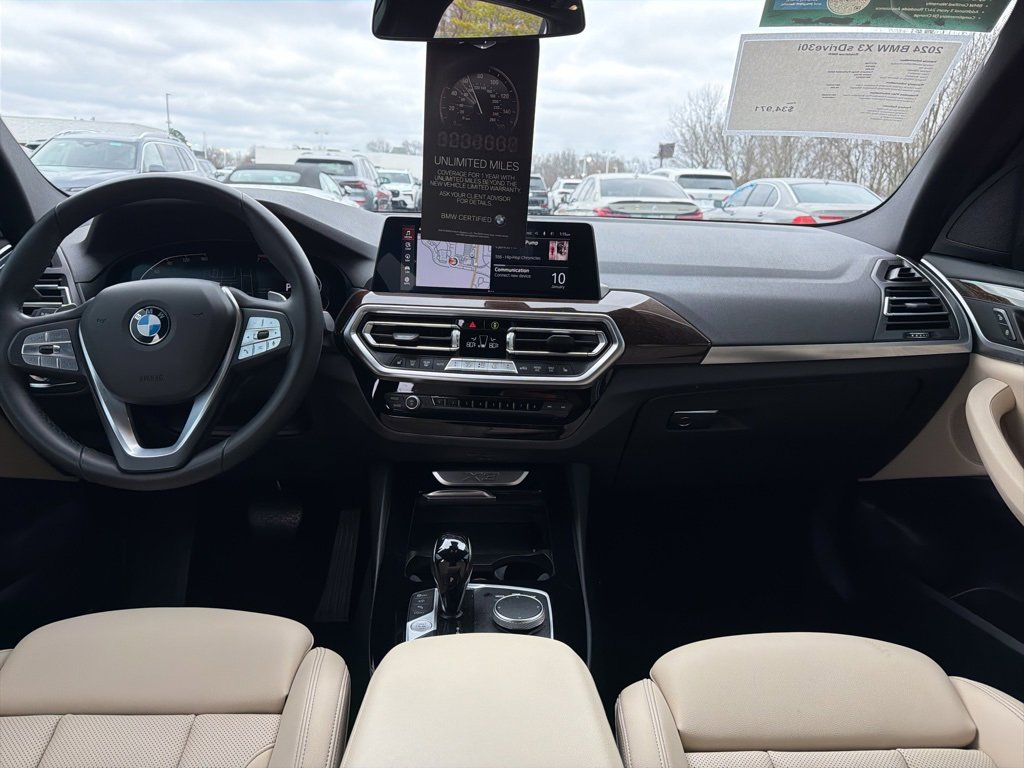 Certified 2024 BMW X3 sDrive30i w/ Convenience Package image 15