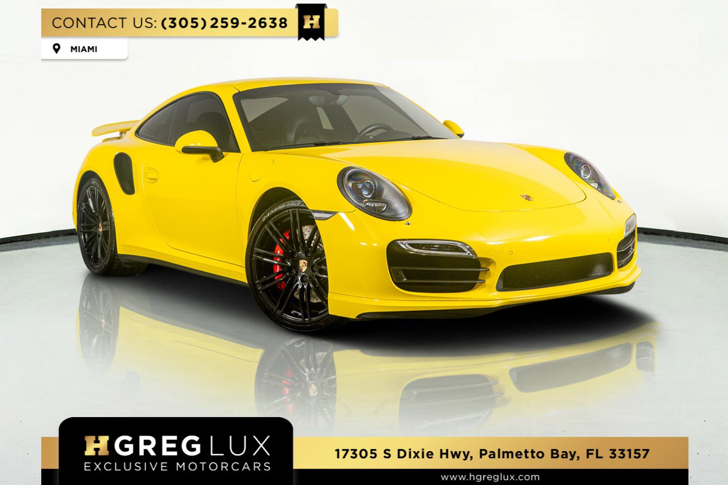 Used 2015 Porsche 911 Turbo w/ Sport Chrono Package image 1