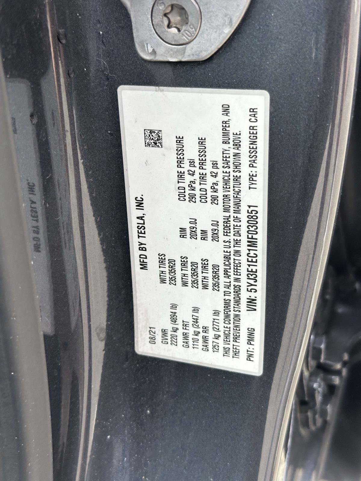 Used 2021 Tesla Model 3 Performance AWD/4WD image 17