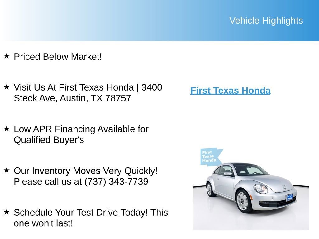 Used 2015 Volkswagen Beetle 1.8T image 9