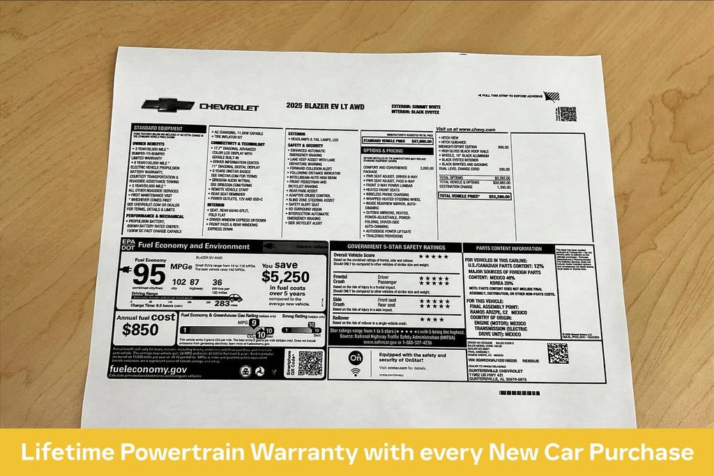 New 2025 Chevrolet Blazer EV LT AWD/4WD image 14