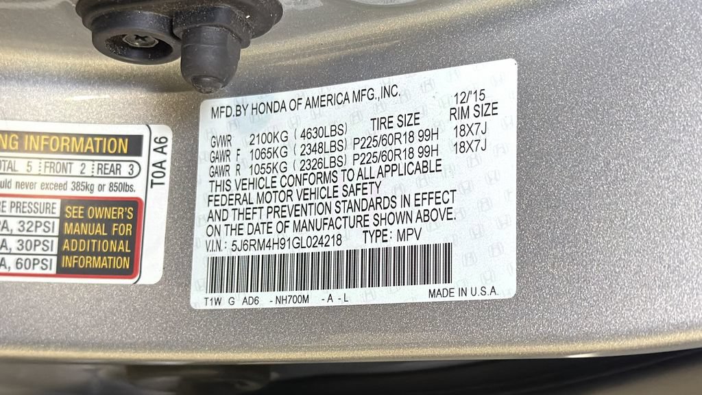 Used 2016 Honda CR-V Touring image 31