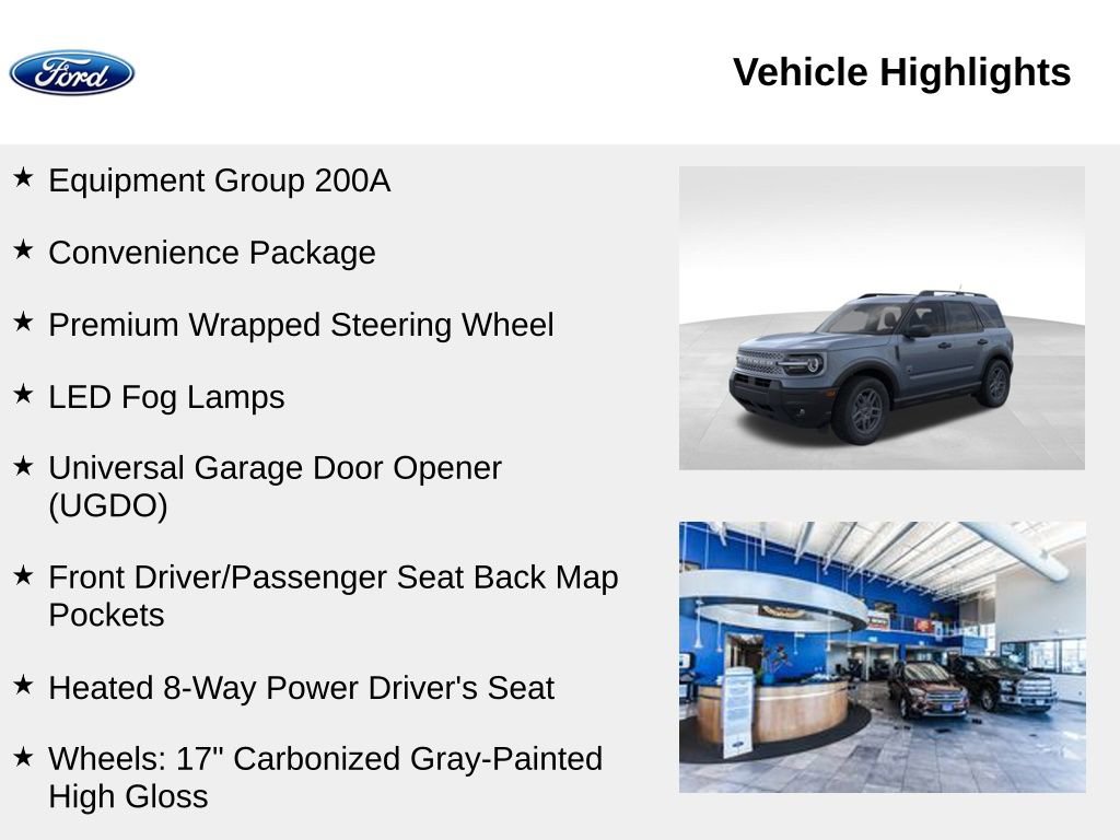 New 2025 Ford Bronco Sport Big Bend w/ Convenience Package image 2