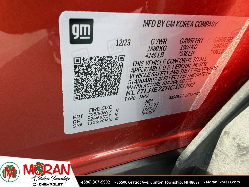 Certified 2024 Chevrolet Trax LT w/ Driver Confidence Package FWD image 19