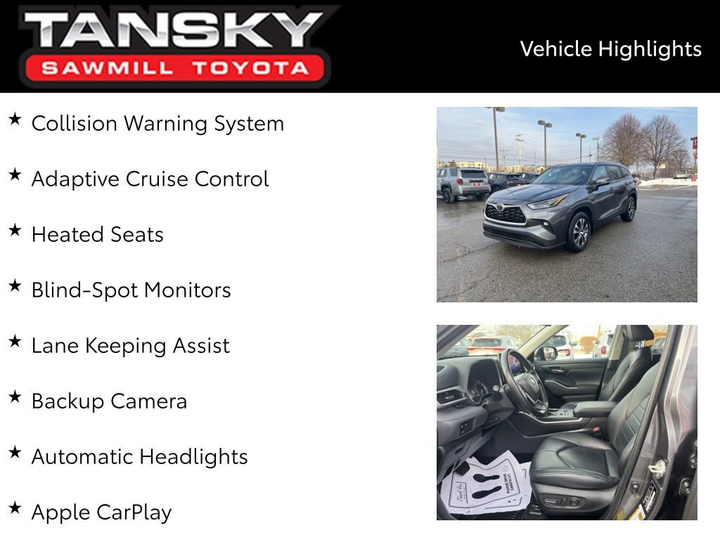 Certified 2023 Toyota Highlander XLE image 10