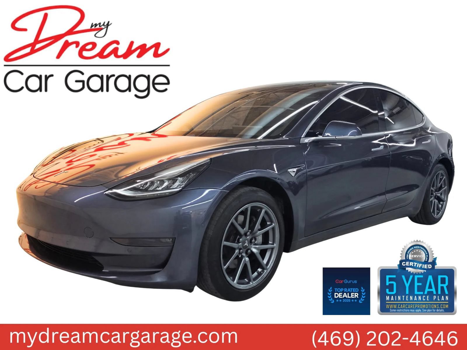 Used 2020 Tesla Model 3 Long Range AWD/4WD image 1