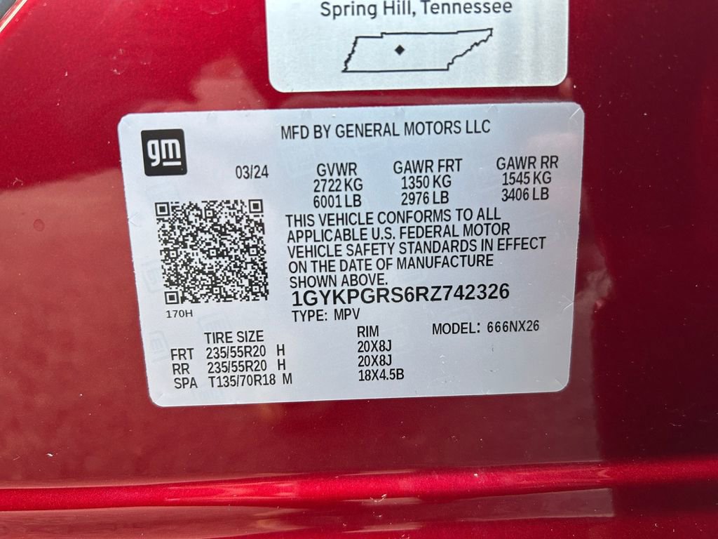 Used 2024 Cadillac XT6 Sport w/ Technology Package image 34