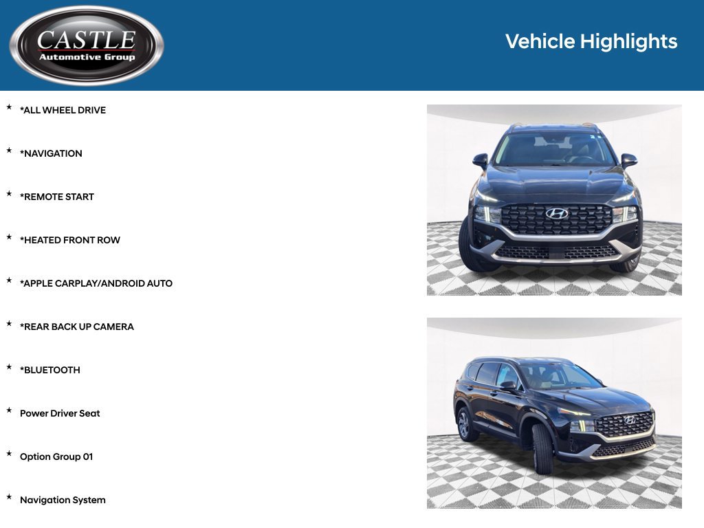 Certified 2023 Hyundai Santa Fe SEL w/ Cargo Package AWD/4WD image 3