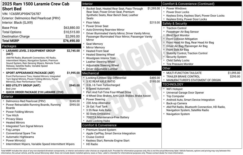 Used 2025 RAM 1500 Laramie image 9