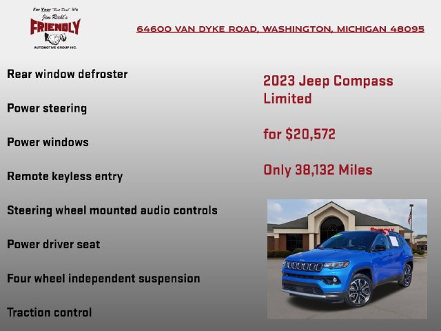 Used 2023 Jeep Compass Limited AWD/4WD image 10