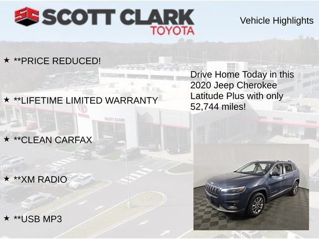 Used 2020 Jeep Cherokee Latitude Plus w/ Comfort/Convenience Group AWD/4WD image 13