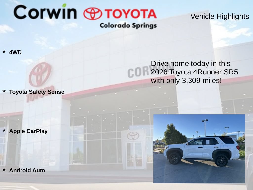 Used 2026 Toyota 4Runner SR5 AWD/4WD image 6