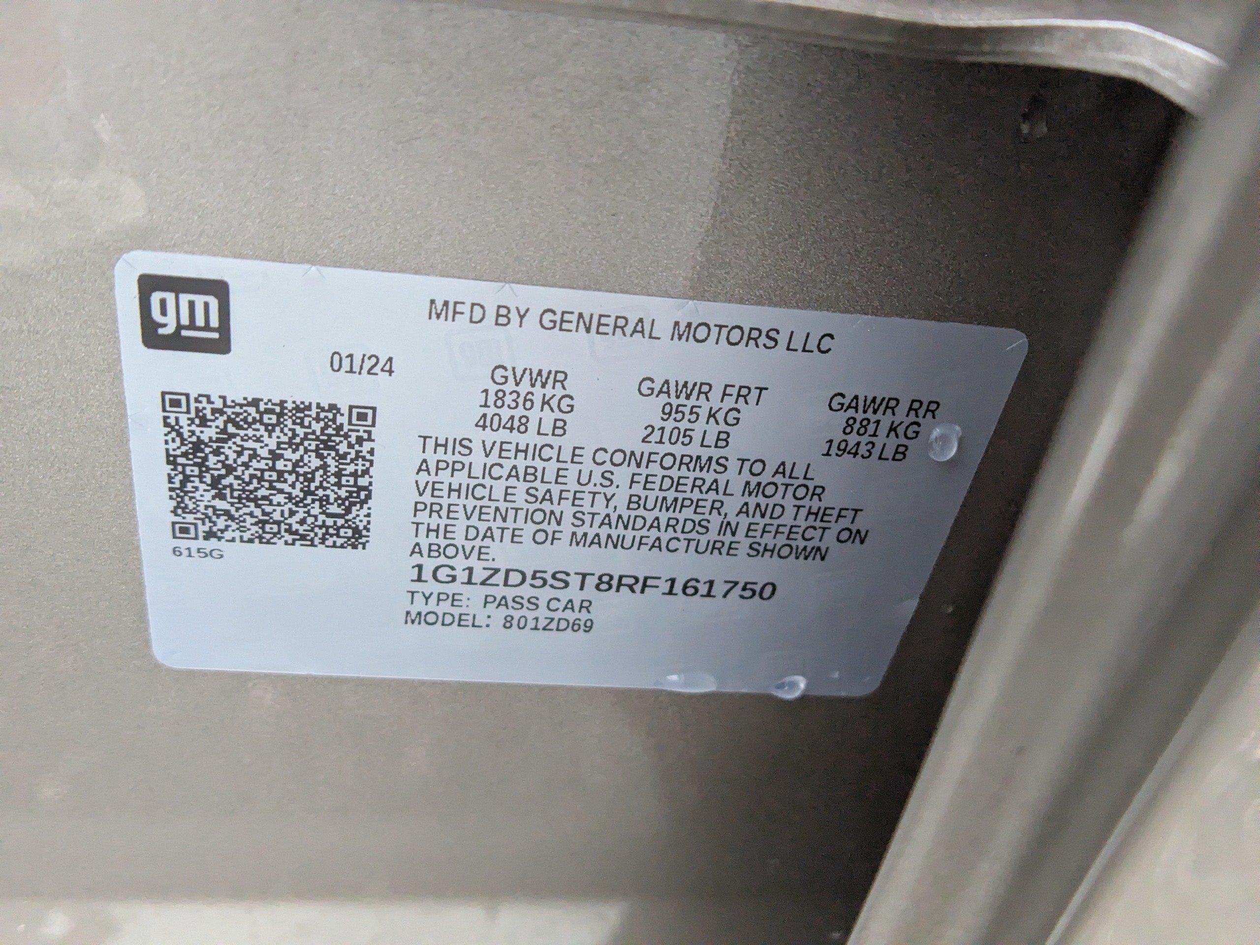 Certified 2024 Chevrolet Malibu LT FWD image 17