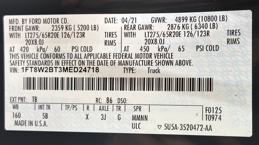 Used 2021 Ford F250 Lariat AWD/4WD image 55