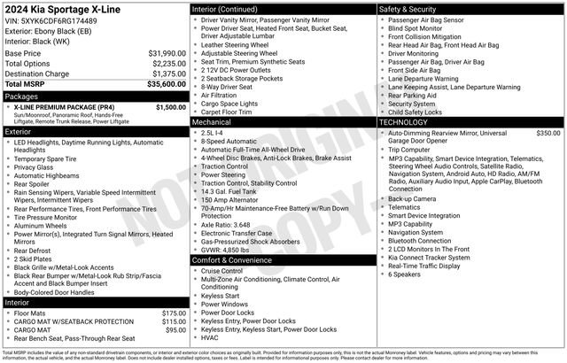 Used 2024 Kia Sportage X-Line w/ X-Line Premium Package AWD/4WD image 25