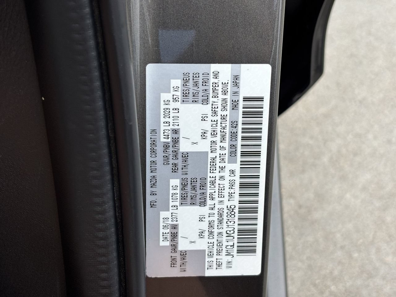 Used 2018 MAZDA MAZDA6 Sport w/ I-ACTIVSENSE Package FWD image 30