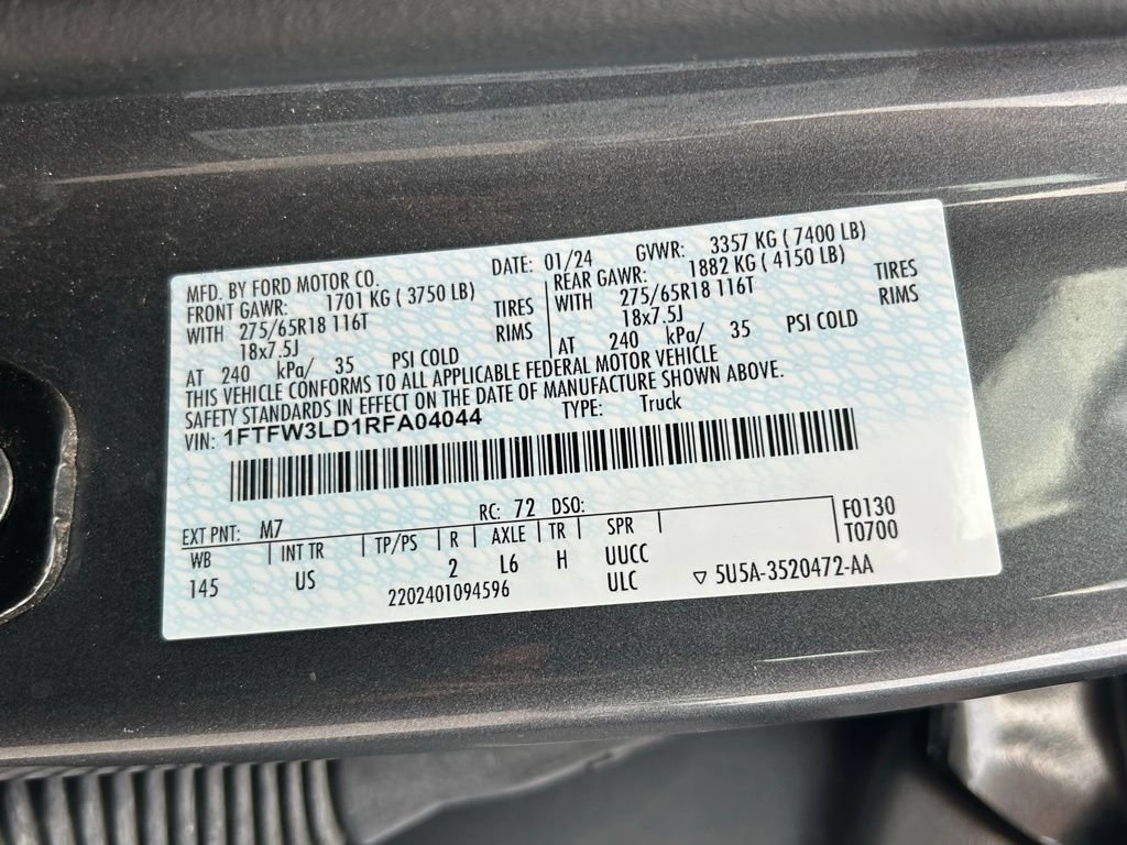 Used 2024 Ford F150 XLT w/ Mobile Office Package AWD/4WD image 68