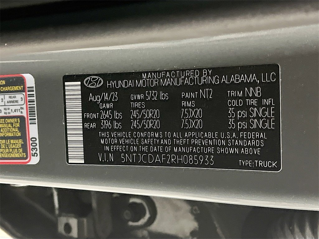 Used 2024 Hyundai Santa Cruz Night image 30