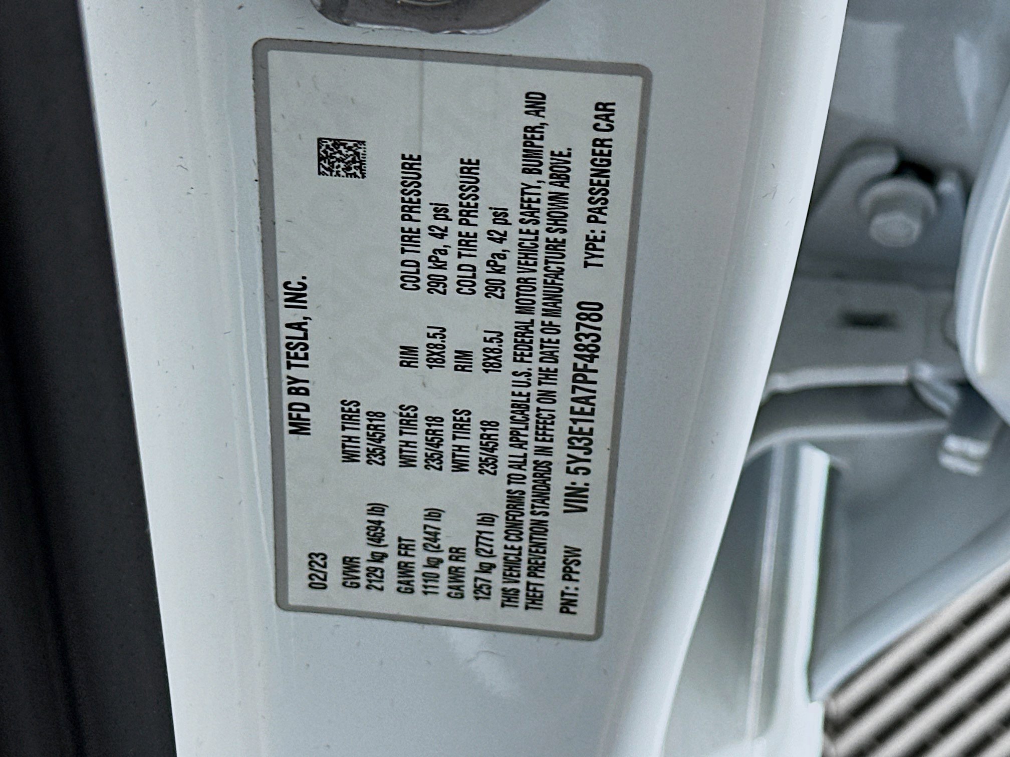 Used 2023 Tesla Model 3 Standard Range RWD image 12