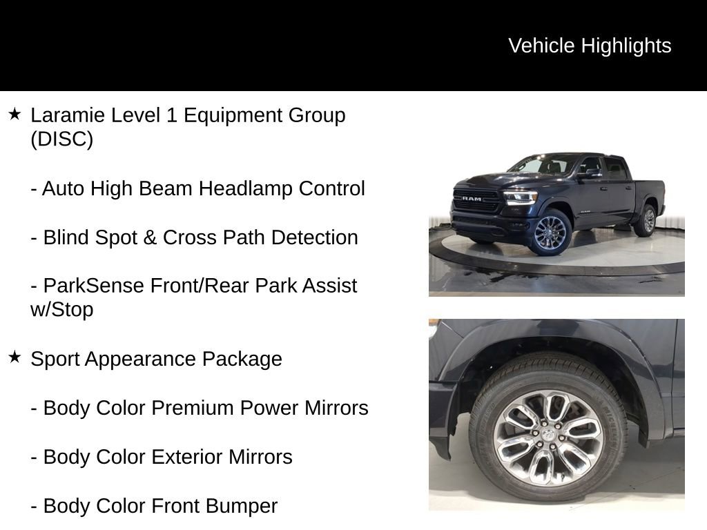 Used 2021 RAM 1500 Laramie w/ Sport Appearance Package image 13
