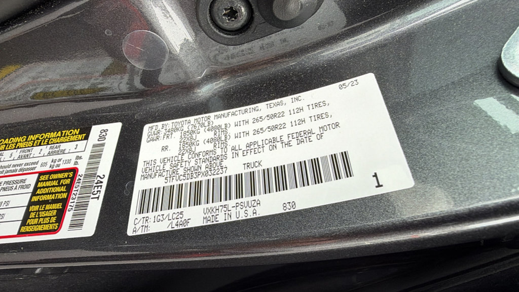 Used 2023 Toyota Tundra Capstone AWD/4WD image 30