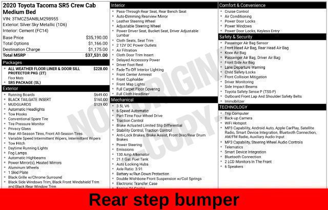 Used 2020 Toyota Tacoma SR5 AWD/4WD image 48