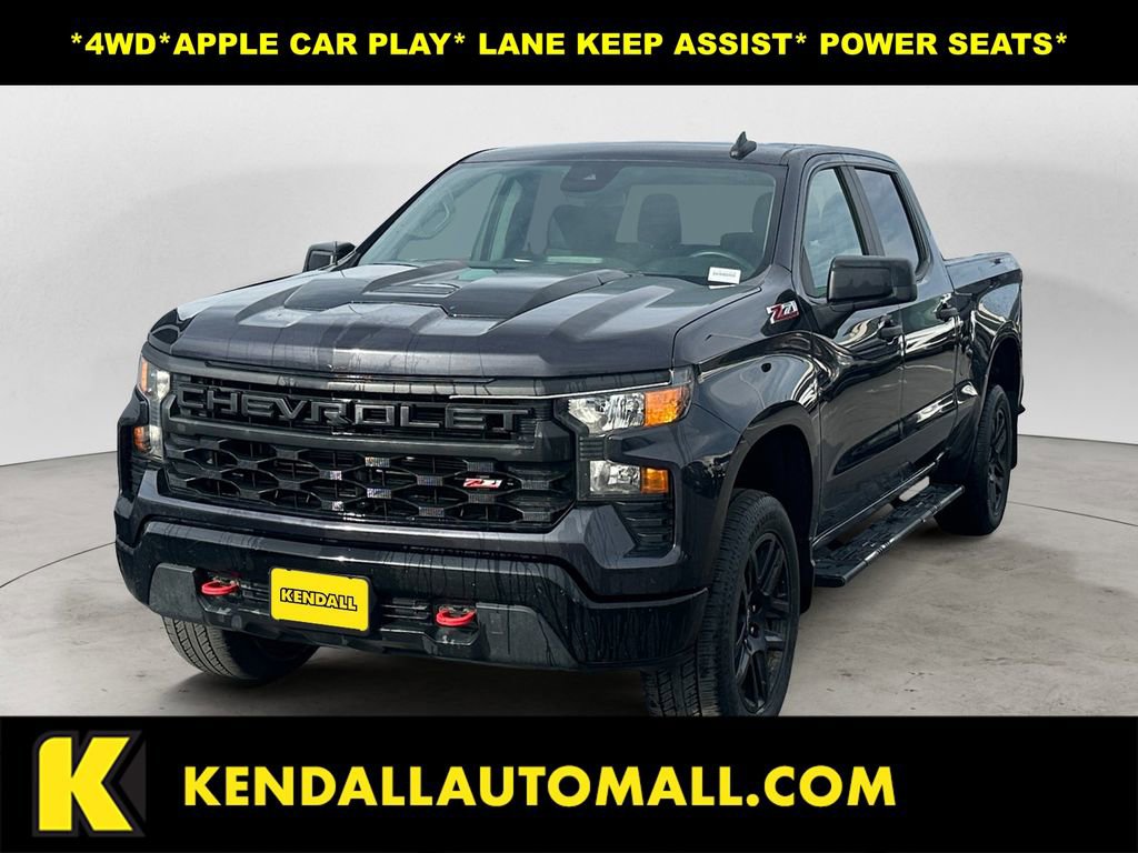 Used 2022 Chevrolet Silverado 1500 Custom Trail Boss w/ LPO, Dark Essentials Package AWD/4WD image 1